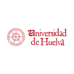 Logo de la Universidad de Huelva, aliado académico de Fundagedescol en programas de formación internacional.